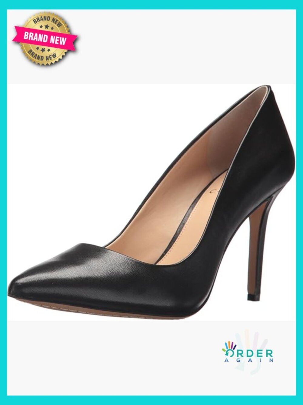 Classic Pumps Pointed Toe Stiletto Heels Dress Shoes Women's Luxury Leather